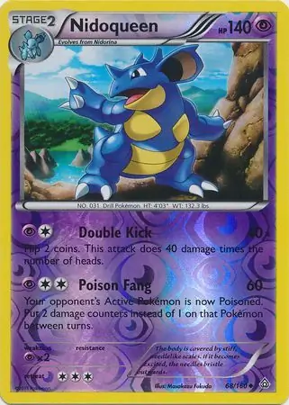 68/160 Nidoqueen PRC Uncommon Reverse Holo