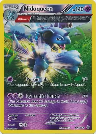 69/160 Nidoqueen PRC Rare Reverse Holo