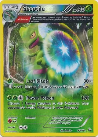 9/160 Sceptile PRC Rare Holo Reverse Holo