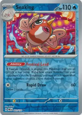 Seaking Prismatic Evolutions 021/131 Uncommon Reverse Holo