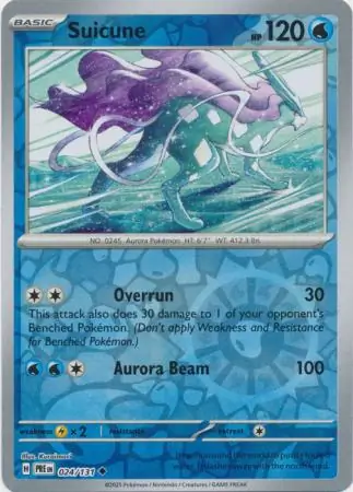 Suicune Prismatic Evolutions 024/131 Uncommon Reverse Holo