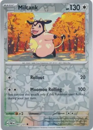 Miltank Prismatic Evolutions 081/131 Common Reverse Holo