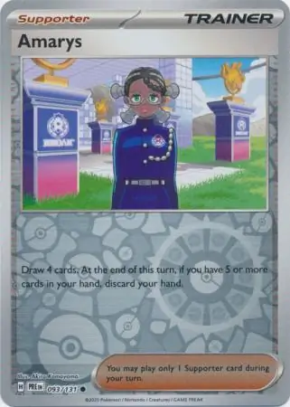 Amarys Prismatic Evolutions 093/131 Common Reverse Holo