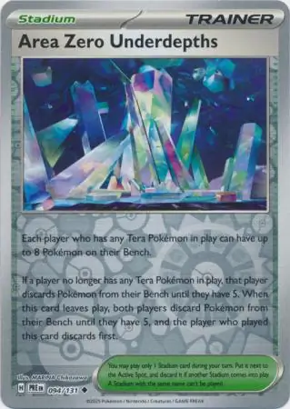 Area Zero Underdepths Prismatic Evolutions 094/131 Uncommon Reverse Holo