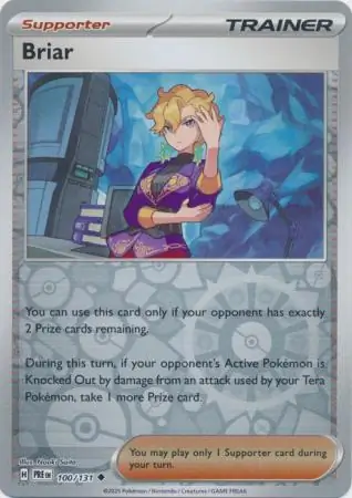 Briar Prismatic Evolutions 100/131 Uncommon Reverse Holo