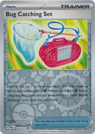 Bug Catching Set Prismatic Evolutions 102/131 Uncommon Reverse Holo