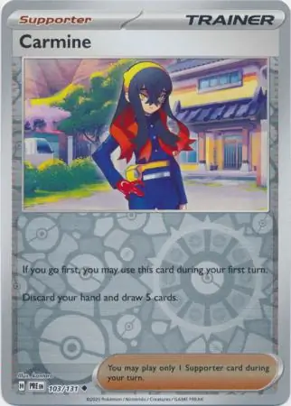 Carmine Prismatic Evolutions 103/131 Uncommon Reverse Holo