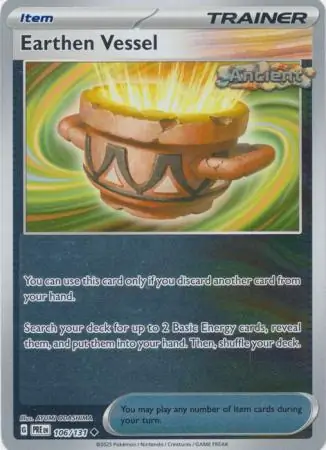 Earthen Vessel Prismatic Evolutions 106/131 Uncommon Reverse Holo