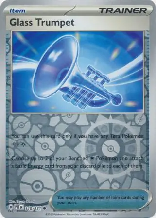 Glass Trumpet Prismatic Evolutions 110/131 Uncommon Reverse Holo