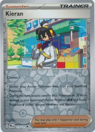 Kieran Prismatic Evolutions 113/131 Uncommon Reverse Holo