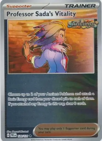 Professor Sada's Vitality Prismatic Evolutions 120/131 Uncommon Reverse Holo
