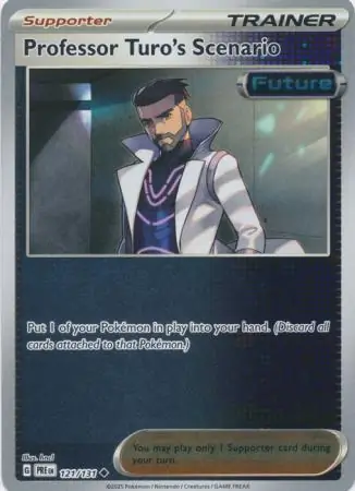 Professor Turo's Scenario Prismatic Evolutions 121/131 Uncommon Reverse Holo