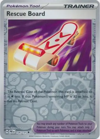 Rescue Board Prismatic Evolutions 126/131 Uncommon Reverse Holo
