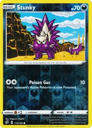 114/192 Stunky RCL Common Reverse Holo