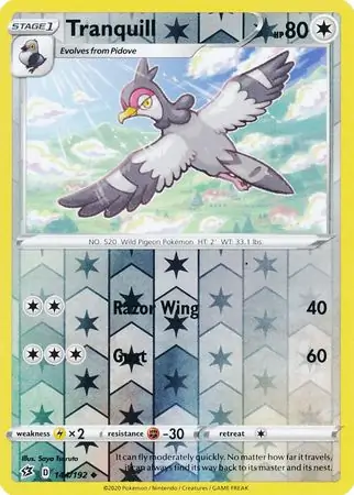 144/192 Tranquill RCL Uncommon Reverse Holo