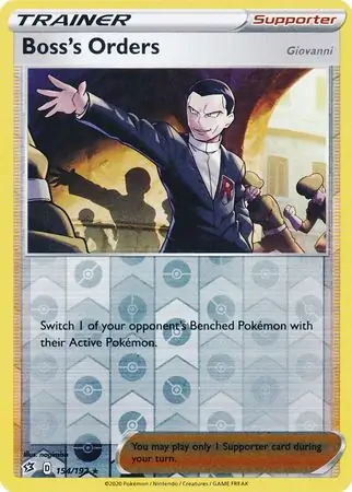 154/192 Boss's Orders [Giovanni] RCL Rare Holo Reverse Holo