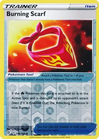 155/192 Burning Scarf RCL Uncommon Reverse Holo
