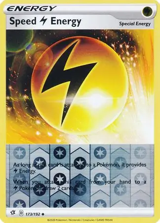 173/192 Speed Lightning Energy RCL Uncommon Reverse Holo