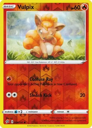 024/192 Vulpix RCL Common Reverse Holo