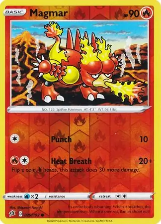 029/192 Magmar RCL Common Reverse Holo
