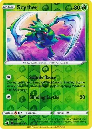 004/192 Scyther RCL Common Reverse Holo
