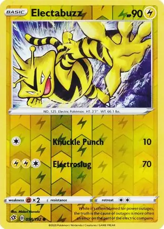 058/192 Electabuzz RCL Common Reverse Holo