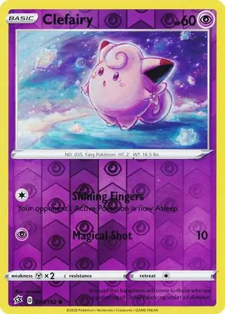 074/192 Clefairy RCL Common Reverse Holo