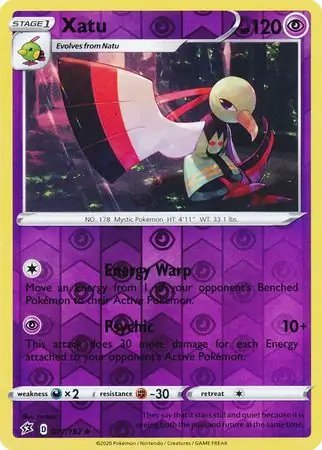 077/192 Xatu RCL Uncommon Reverse Holo
