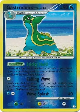 21/111 Gastrodon East Sea RR Rare Reverse Holo