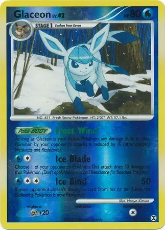 41/111 Glaceon RR Uncommon Reverse Holo