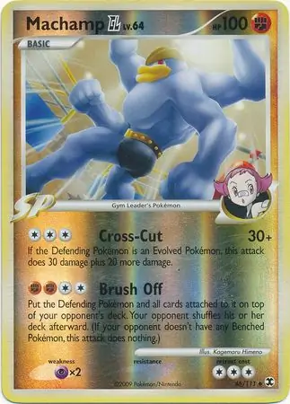 Machamp Pokémon GL Rising Rivals 46/111 Uncommon Reverse Holo