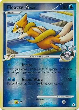 4/111 Floatzel Pokémon GL RR Rare Holo Reverse Holo