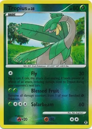 52/111 Tropius RR Uncommon Reverse Holo