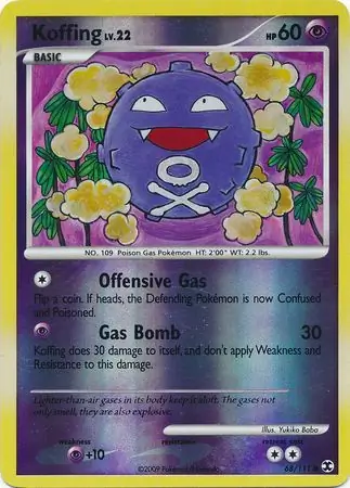 68/111 Koffing RR Common Reverse Holo