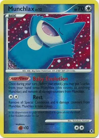 69/111 Munchlax RR Common Reverse Holo