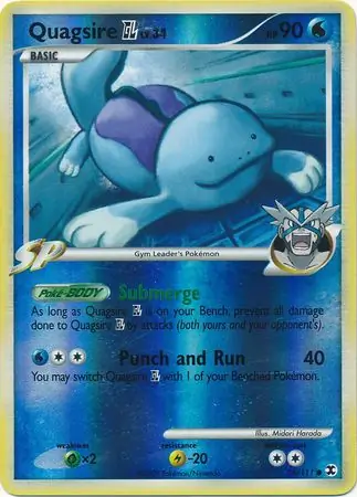 76/111 Quagsire Pokémon GL RR Common Reverse Holo