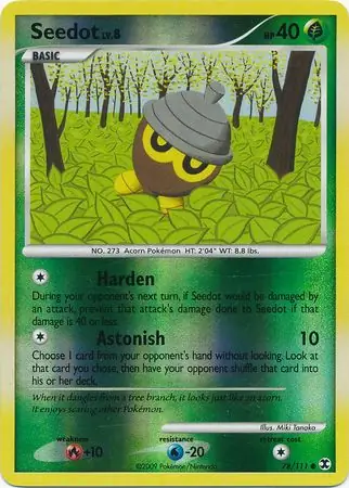 78/111 Seedot RR Common Reverse Holo