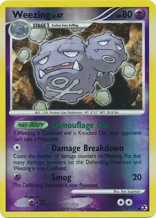 87/111 Weezing RR Common Reverse Holo