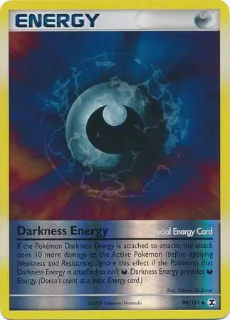 99/111 Darkness Energy RR Uncommon Reverse Holo