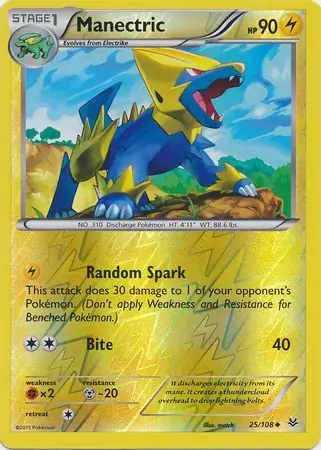 25/108 Manectric ROS Uncommon Reverse Holo