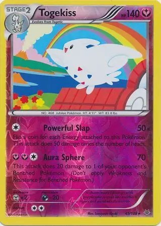 Togekiss Roaring Skies 45/108 Rare Reverse Holo