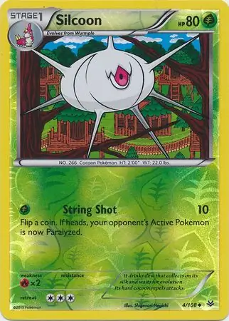 4/108 Silcoon ROS Uncommon Reverse Holo