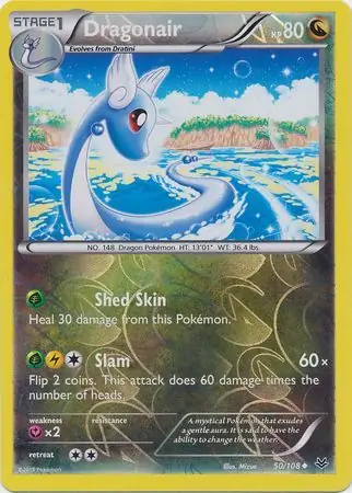 50/108 Dragonair ROS Uncommon Reverse Holo