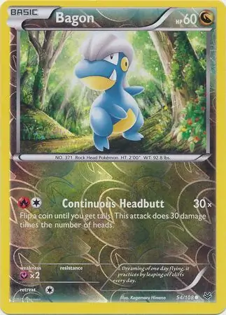 Bagon Roaring Skies 54/108 Common Reverse Holo
