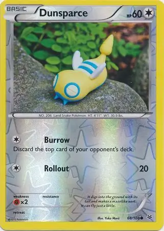68/108 Dunsparce ROS Common Reverse Holo