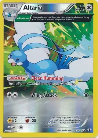 74/108 Altaria ROS Rare Reverse Holo