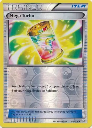 86/108 Mega Turbo ROS Uncommon Reverse Holo