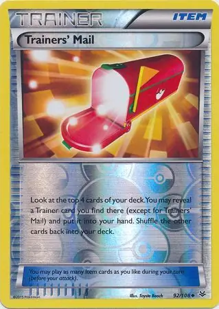 92/108 Trainers' Mail ROS Uncommon Reverse Holo