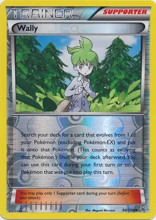 94/108 Wally ROS Uncommon Reverse Holo