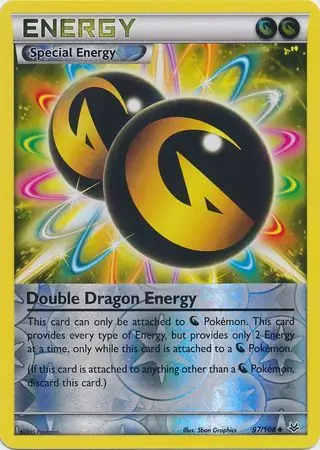 97/108 Double Dragon Energy ROS Uncommon Reverse Holo